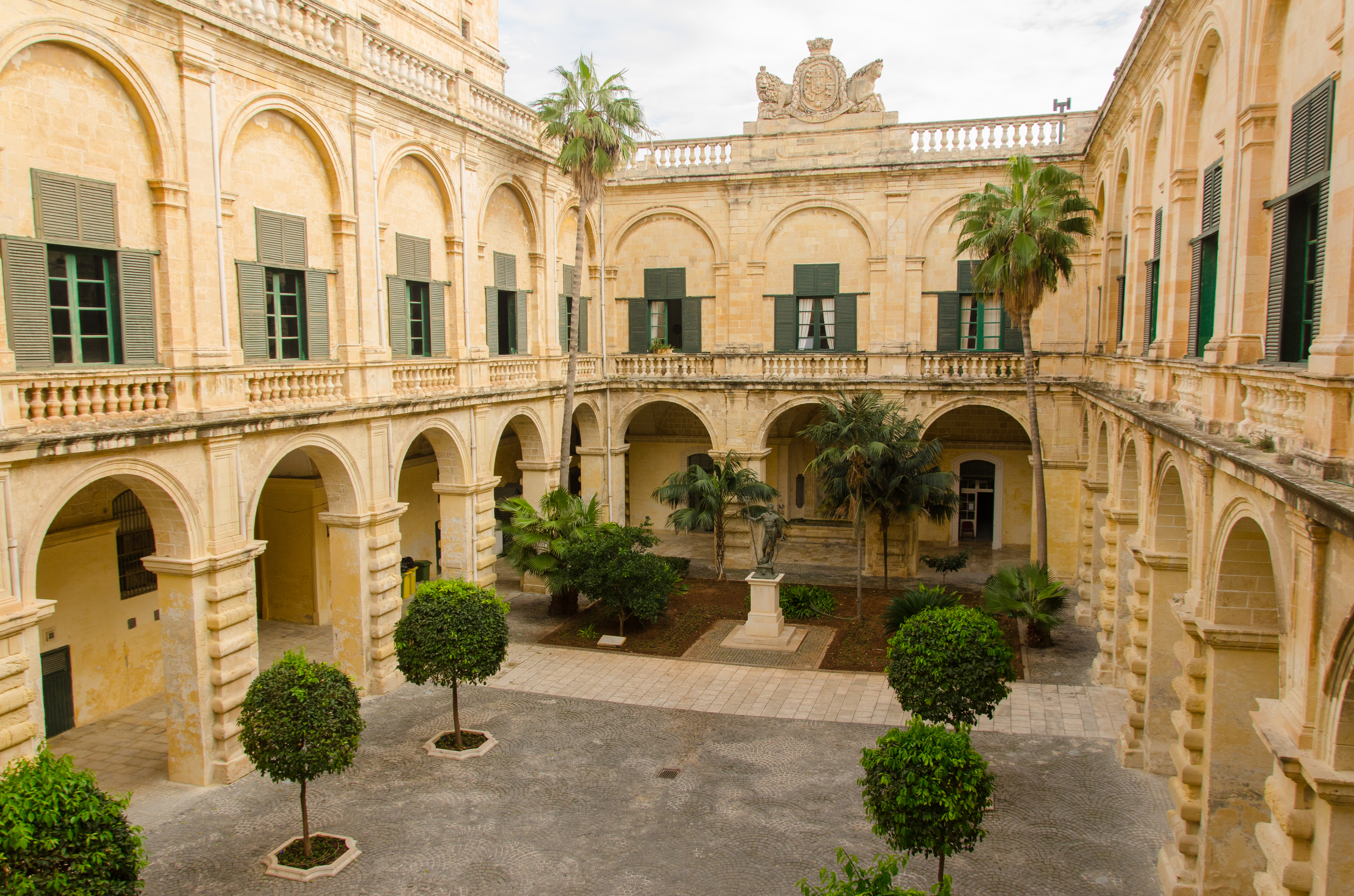 grand master's palace courtyard malta